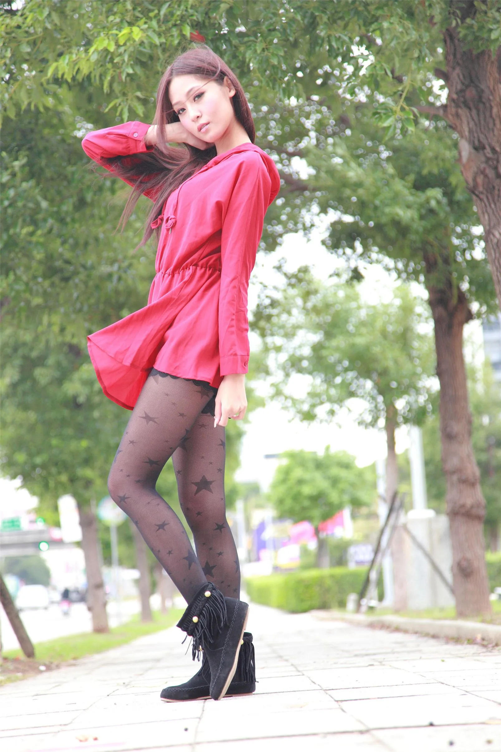 [Buổi chụp ảnh ngoài trời của Beautyleg] Winnie Xiaoxue - Bộ ảnh đường phố tại Sân vận động huyện Tân Trúc. - 7