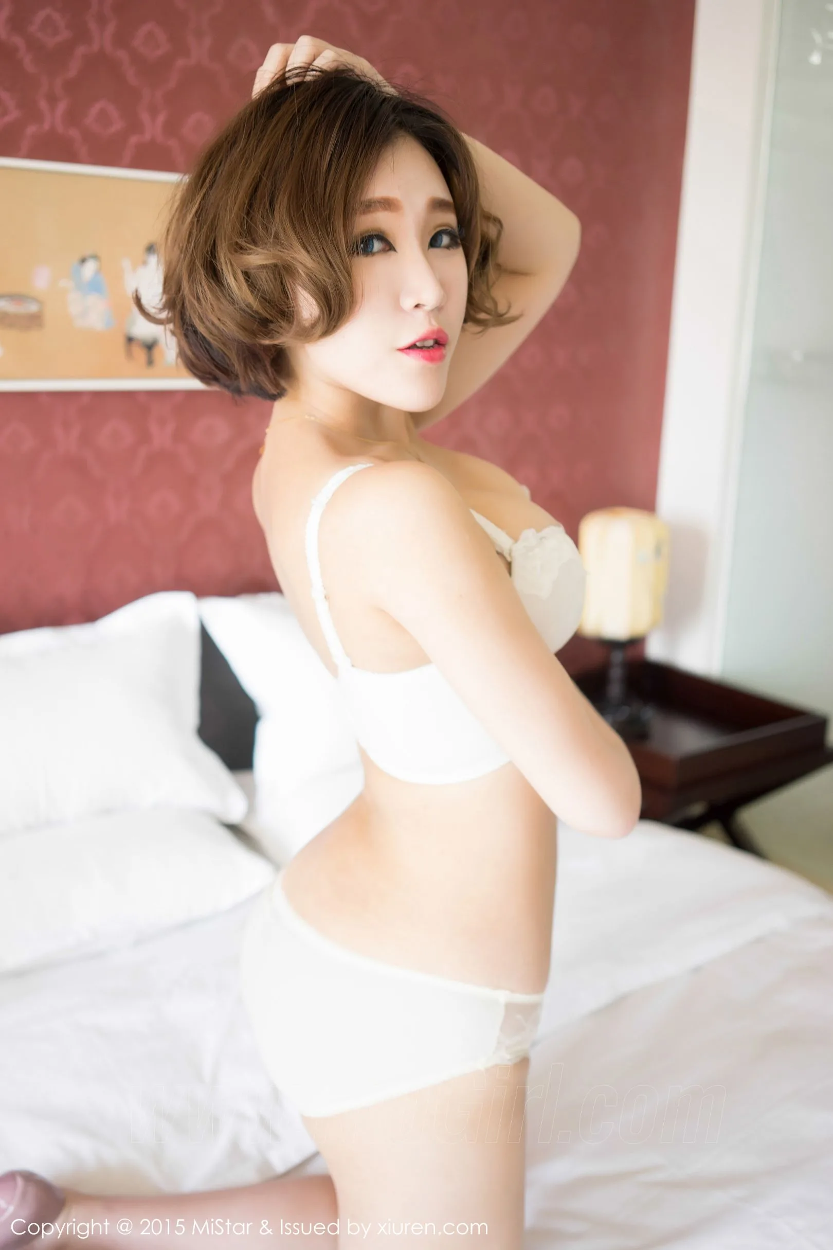 [Câu lạc bộ MiStar Charm]VOL.022 Zhao Huanyan Jessica - Buổi chụp ảnh nội y riêng tư - 1